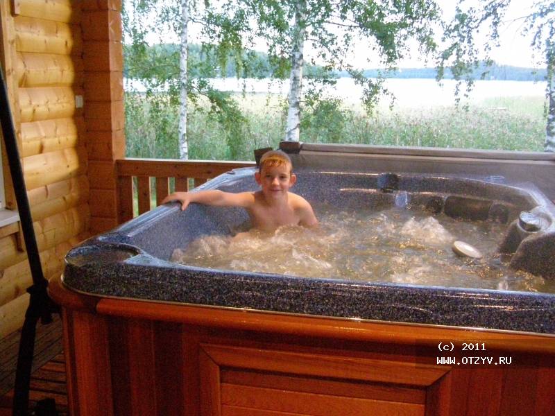 Джакузи у бани